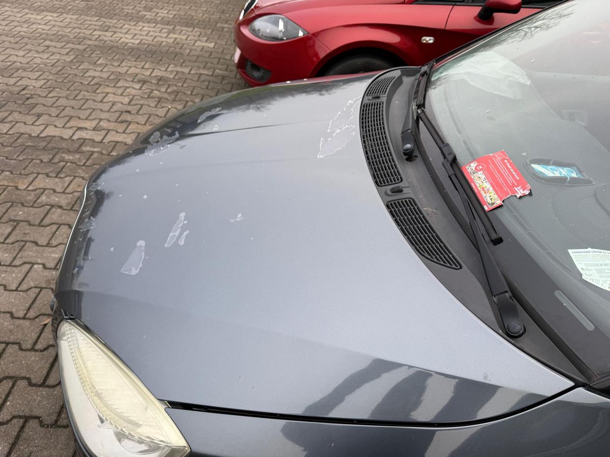 Skoda Fabia 2 5J original Motorhaube LF8J Anthrazitgrau BJ09